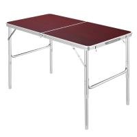 ราคา BG Furniture โต๊ะปิคนิค โต๊ะสนามพับได้อลูมิเนียม แบบกระเป๋าพกพา รุ่น TA9060 TA9060-Red (12470458)