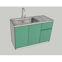 ราคา Hawa 90 Furniture ตู้เคาน์เตอร์ 3บาน 1ลิ้นชักพร้อมตู้แขวน 50*120*80/30*120*60 แยกเซทได้ เคาน์เตอร์ (12469518)