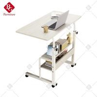 ราคา BG Furniture โต๊ะคอมข้างเตียง โต๊ะวางโน้ตบุ๊ก โต๊ะวางของอเนกประสงค์ โต๊ะทำงาน รุ่น 1815 1815-Wooden White (12467871)