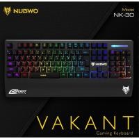 ราคา PANSONICS KEYBOARD (คีย์บอร์ด) NUBWO GAMING NK-30 VAKANT BLACK Normal (12426204)