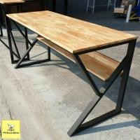 ราคา 99HomeStore โต๊ะทำงาน/โต๊ะเขียนหนังสือ ก60*ย120*ส75 ดำ,S (12431679)