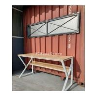 ราคา 99HomeStore โต๊ะทำงาน/โต๊ะเขียนหนังสือ ก60*ย120*ส75 ขาว,S (12431680)