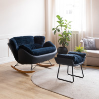 ราคา MJhomedesigns เก้าอี้อาร์มแชร์รุ่น CH546 (สินค้าเฉพาะเก้าอี้) Blue (12438155)