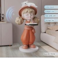 ราคา Home Ideas ตุ๊กตา Bluetooth รุ่น ผู้หญิงมัดแกะถือถาด 1 (12438913)