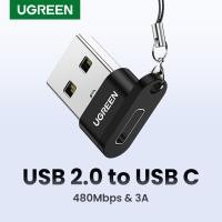 ราคา UGREEN รุ่น 50568 อะเเเดปเตอร์ 2.0, 3.0 to USB-C Female แปลงเป็น USB-A Male สำหรับชาร์จ มือถือ, คอมพิวเตอร์ อื่นๆ 50568 - USB-A 2.0 (12445690)