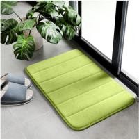 ราคา Homelove พรมเช็ดเท้า ผ้าเช็ดเท้า ขนาด60X40 cm เมมโมรี่โฟม ดูดซับน้ำได้ดี พรมกันลื่น เช็ดเท้า-เขียว (12447343)
