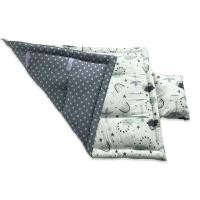 ราคา Palm&Pond ที่นอนเด็กอนุบาล ที่นอนปิคนิค 100% Cotton เมฆเทาขาว (12413819)