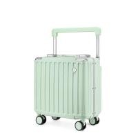 ราคา SiamChoice กระเป๋าเดินทางล้อลาก โครงอลูมิเนียม วัสดุPC luggage bag suitcase 18 นิ้ว ระบบล็อค TSA ล้อคู๋ สีเขียวอ่อน (12469165)
