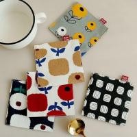 ราคา The Simple Home ผ้ารองจานที่รองจานญี่ปุ่นtablematผ้ารองแก้วที่รองแก้ว K3 ที่รองแก้ว RD ดอกสีแดง (12418995)