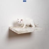 ราคา FASTTECT บันไดแมว ติดผนัง มินิมอล 40x60 ซม. หินอ่อนครีม (12429059)