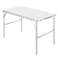 ราคา BG Furniture โต๊ะปิคนิค โต๊ะสนามพับได้อลูมิเนียม แบบกระเป๋าพกพา รุ่น TA9060 TA9060-White (12470459)