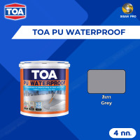 ราคา TOA PU WATERPROOF ทีโอเอ พียู วอเตอร์พรูฟ โพลียูรีเทน ทากันน้ำรั่วซึม ดาดฟ้า หลังคา ขนาด 4 กก. สีเทา (12444428)