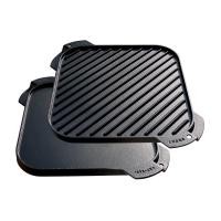 ราคา lodge cast iron กระทะย่างสี่เหลี่ยม สองด้าน 26.67ซม. lsrg3 (12461032)