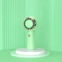 ราคา Super LED mini Fan พัดลมมินิ น่ารักๆ พัดลมเทอร์โบ พัดลมมือถือ 500mAh รุ่นใหม่สีสันสดใส พกพาสะดวก พัดลม พัดลมตั้งโต๊ะ Green (12488140)