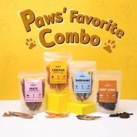 ราคา MERLOH'S KITCHEN เซทคอมโบสุดคุ้ม! ขนมสุนัขและแมวอบแห้ง 100% ในเซทมีรสไก่ เป็ด ตับวัว และปลาไข่ เซทขนาด S/M size S 50G (12493311)