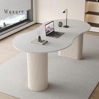ราคา Wuxury Furniture โต๊ะทำงาน minimal TOPโต๊ะหินสีขาว แข็งแรง กันน้ำ ส่งฟรี รุ่น 180 cm (12501127)