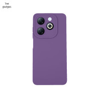 ราคา Infinix เคส smart 8 เคสซิลิโคนนิ่ม กันกล้อง สีพาสเทล TPU หนา ม่วง (12502877)