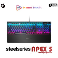 ราคา SoundStudio SteelSeries Apex 5 RGB Mechanical Gaming Keyboard คีย์บอร์ดเกมมิ่ง Apex 5 (12487786)