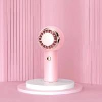 ราคา Super LED mini Fan พัดลมมินิ น่ารักๆ พัดลมเทอร์โบ พัดลมมือถือ 500mAh รุ่นใหม่สีสันสดใส พกพาสะดวก พัดลม พัดลมตั้งโต๊ะ Pink (12488135)