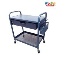 ราคา วินเทจ อิมปอร์ต เอ็กซ์ปอร์ต ชั้นเหล็กสำหรับวางของ มีล้อ ที่จับ น้ำเงิน (12478310)