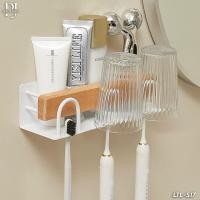 ราคา Perla Joyce ชั้นที่แขวนชุดแก้วแปรงฟัน ไม้บีชแท้ รุ่น LTL-S17 25 cm (12498835)