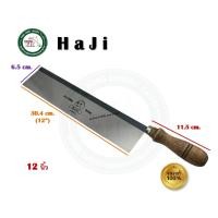 ราคา HAJI เลื่อยปังตอ ตรา ฮาจิ เลื่อยลอ เลื่อยไม้ ด้ามไม้ เลื่อยตัดไม้ เลื่อย (Haji) 9 / 12 นิ้ว HAJI 12 นิ้ว (12494025)