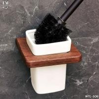 ราคา Perla Joyce ชุดที่แขวนแปรงขัดห้องน้ำ ไม้วอลนัทแท้ รุ่น WTL-S06 A (12494526)