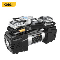 ราคา Deli ปั๊มลมไฟฟ้าติดรถยนต์ ปั๊มลมพกพา ปั๊มลมมินิ ที่สูบลมไฟฟ้ารถยนต์ เครื่องสูบลมไฟฟ้า พกพา Electric Air Pump 180W+จอ (12494738)