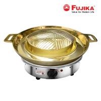 ราคา FUJIKA เตาบาร์บีคิวไฟฟ้า รุ่น FB-1350 พร้อมกระทะทองเหลือง เตาบาร์บีคิว เตาปิ้งย่าง กระทะทองเหลือง เตาหมูกระทะ FB-1350 (12512391)