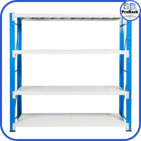 ราคา QLC ชั้นวางของเหล็กสำหรับวางสินค้า ขนาด ย.200 x ก.60 x ส.200cm รับน.น 200Kg./ชั้น 4ชั้น *พร้อมส่ง* สีน้ำเงิน-เทา 4ชั้น (12512745)