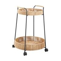 ราคา Index Living Mall ชั้นวางของ 2 ชั้น พร้อมล้อ รุ่นสาน สีธรรมชาติ (12482762)