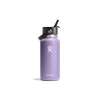 ราคา HYDRO FLASK WIDE MOUTH WITH FLEX STRAW CAP 32 OZ กระติกน้ำสูญญากาศ เก็บอุณหภูมิ MOONSHADOW (12484946)