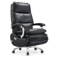 ราคา Kooxjeans เก้าอี้ทำงานผู้บร เก้าอี้ปรับเอน YP02 หนังวัว Black (12478536)