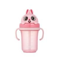 ราคา Edison Friends แก้วน้ำเด็กพลาสติก หลอดดูดกันสำลัก ลายการ์ตูน น่ารัก เหมาะกับเด็กอายุ 8m+ กระต่าย (12511867)