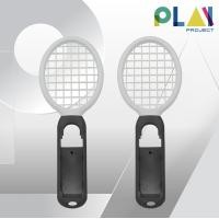 ราคา Play Project Tennis Racket for Nintendo Switch Joy-Con ไม้เทนนิส สำหรับ จอยคอน 2 ชิ้น [อุปกรณ์เสริมเกม] Black-White (12520102)