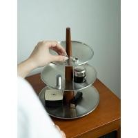 ราคา Kyotohaus จานชั้นวางสแตนเลส สไลต์วินเท็จ รุ่น mirmiri 3 ชั้น (12506984)