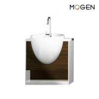 ราคา MOGEN อ่างล้างหน้าพร้อมตู้เฟอร์ รุ่น LF1060B เฟอร์นิเจอร์อ่างล้างหน้า สีลายไม้เข้ม (12522466)