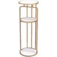 ราคา ABF0072 ชั้นวางของแผ่นสีขาวทรงสูง 3ชั้น วัสดุโครงเหล็ก แผ่นไม้สีขาว วางของ ขนาด : 30*30*90 ซม. (12522663)