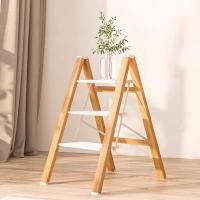ราคา Loadingofficial-ขั้นบันไดลายไม้สไตล์มูจิ สามารถพับเก็บได้เมื่อไม่ใช้งาน สีงานจริงจะออกครีมๆเทาๆนะคะ 3 ขั้น (12521659)