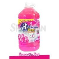 ราคา สีสุพรรณ น้ำยาทำความสะอาดพื้น ขนาด 5,200 มล. SpaClean โรแมนติกโรส (12538166)