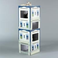 ราคา Kittenbox บ้านแมว คอนโดแมว 5 ชั้น มีดาดฟ้า Tower Series Santorini (12524623)