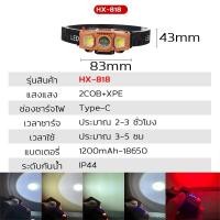 ราคา Super LED KKsafe ไฟฉายคาดศีรษะ LED ชาร์จUSB Type C ไฟฉายคาดหัว ใช้ COB+ไฟ ไฟฉายติดหน้าผาก กันน้ำ IP44 มุมส่องสว่างกว้าง ไม่มีเซ็นเซอร์-818 (12488320)