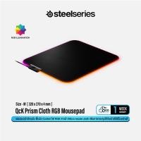 ราคา SteelSeries QcK Prism Cloth Gaming Mousepad แผ่นรองเม้าส์เกมมิ่ง RGB ผิว Control #Qoomart M (12498640)