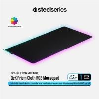 ราคา SteelSeries QcK Prism Cloth Gaming Mousepad แผ่นรองเม้าส์เกมมิ่ง RGB ผิว Control #Qoomart 3XL (12498642)