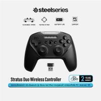 ราคา steelseries stratus duo wireless controller จอยคอนโทรลเลอร์ไร้สาย 2.4ghz + bluetooth #qoomart (12495332)