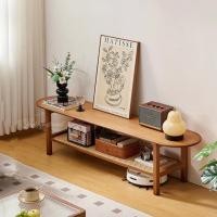 ราคา Loadingofficial-ชั้นวางทีวีไม้เข้มสไตล์ญี่ปุ่น รุ่น 2 ชั้น 140x35x40 Cm (12485788)