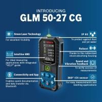 ราคา bosch เครื่องวัดระยะเลเซอร์ glm 50-27 cg 50 เมตรv (12490200)