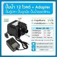 ราคา THAI WATER SEAFLO ปั๊มน้ำ12V ปั๊มน้ำดีซี12V อะแดปเตอร์ 12V แจ็ค DC เมีย ( ส่งสูง 3 เมตร ) 20-AS180-AD1201 (12516016)