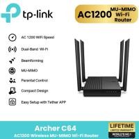 ราคา TP Link Archer C64 AC1200 Wireless MU-MIMO WiFi Router 4 normal (12523247)