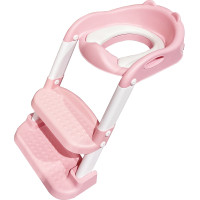 ราคา Marvel technology บันไดชักโครกเด็ก มีฝารองนั่งนุ่ม ที่นั่งรองชักโครกสำหรับเด็ก ชมพู (12542998)